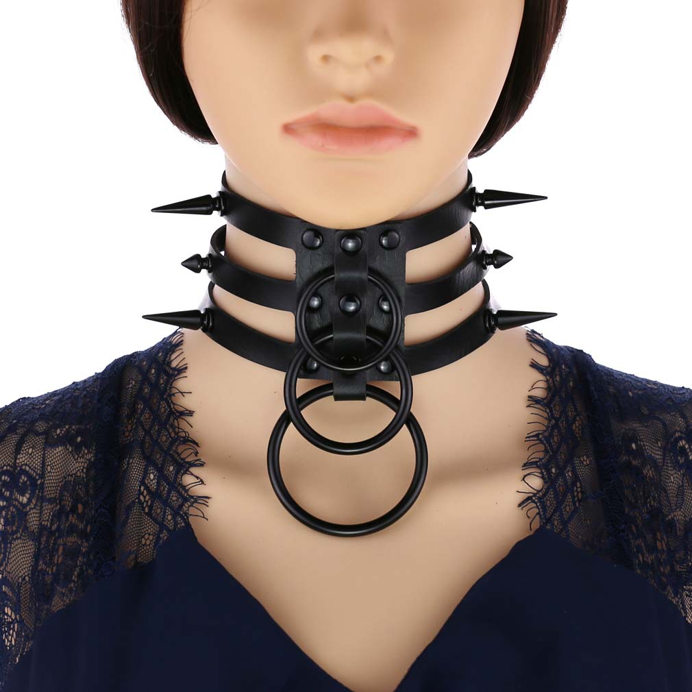 Fashion Women Men Black Rivet  - Women'S Emo Accessories review and price