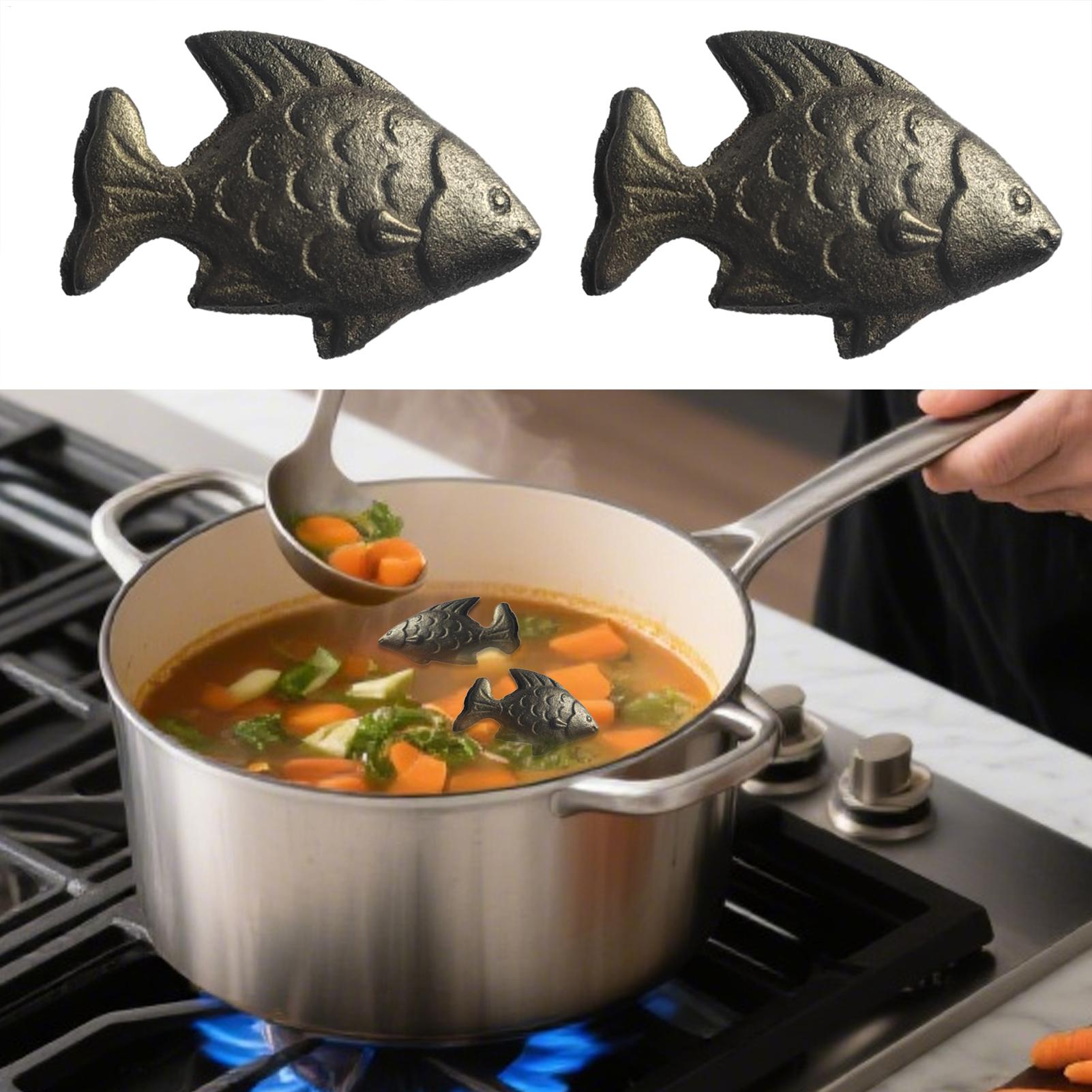 Iron Fish Cooking Tool Natural - Women Kitchen Accessories review and price