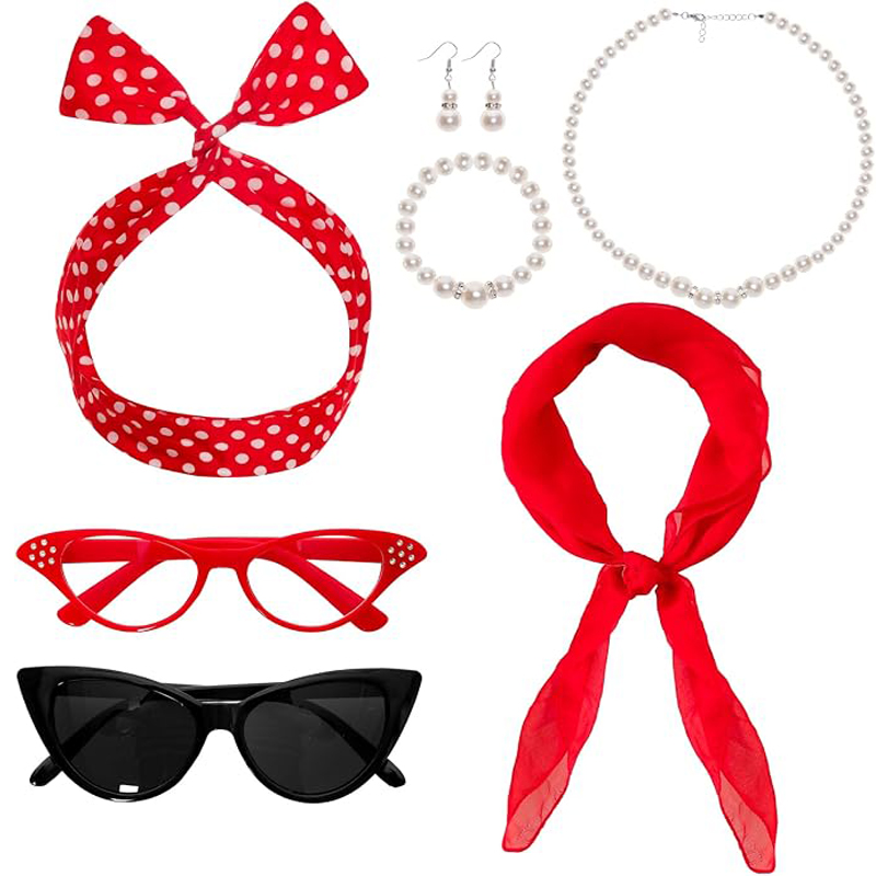 7PCS 1950s Costume Accessories - Women'S Accessories In The 1950S review and price